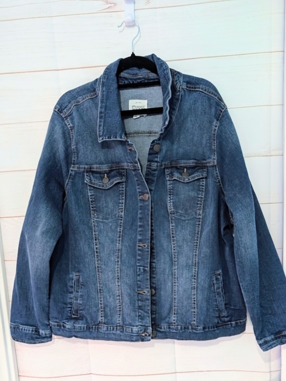 Warehouse One Plus Size Denim Jacket  Size 3X - Picture 4 of 7
